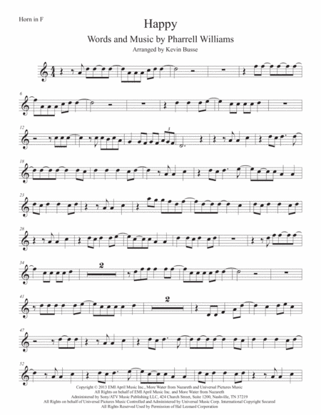 Happy (arr. Kevin Busse)