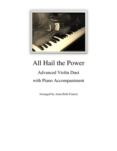 All Hail the Power of Jesus' Name Violin Duet (arr. Anna Beth Francis)