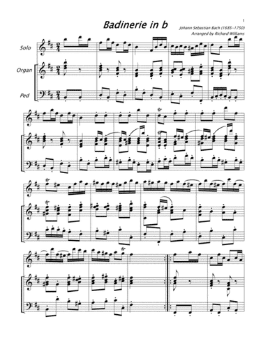Badinerie in B Minor (arr. Richard Williams)