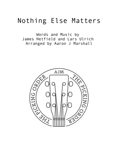 Nothing Else Matters (arr. Aaron J Marshall)