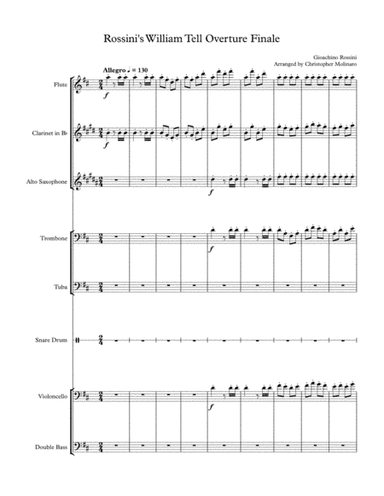 The William Tell Overture: Finale (arr. Christopher Molianro)