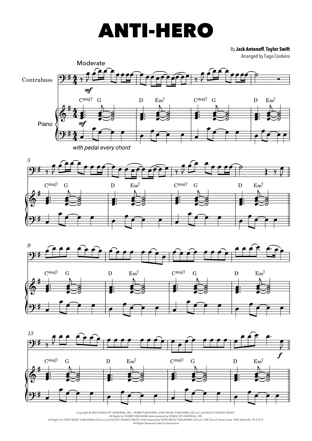 Anti-hero (arr. Tiago Cordeiro)