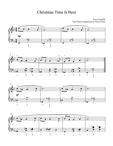 Christmas Time Is Here (arr. Paula Chase)