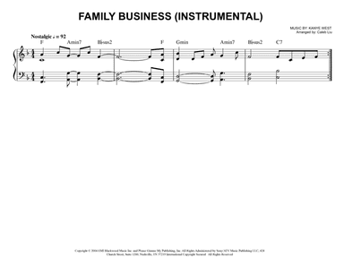 Family Business (arr. Caleb Liu)