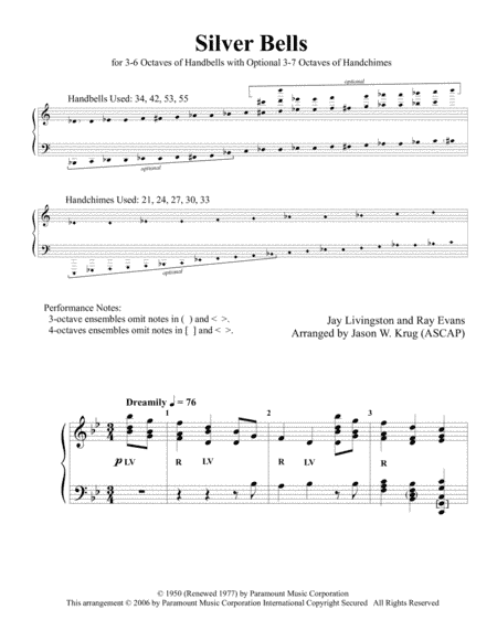 Silver Bells (arr. Jason W. Krug)