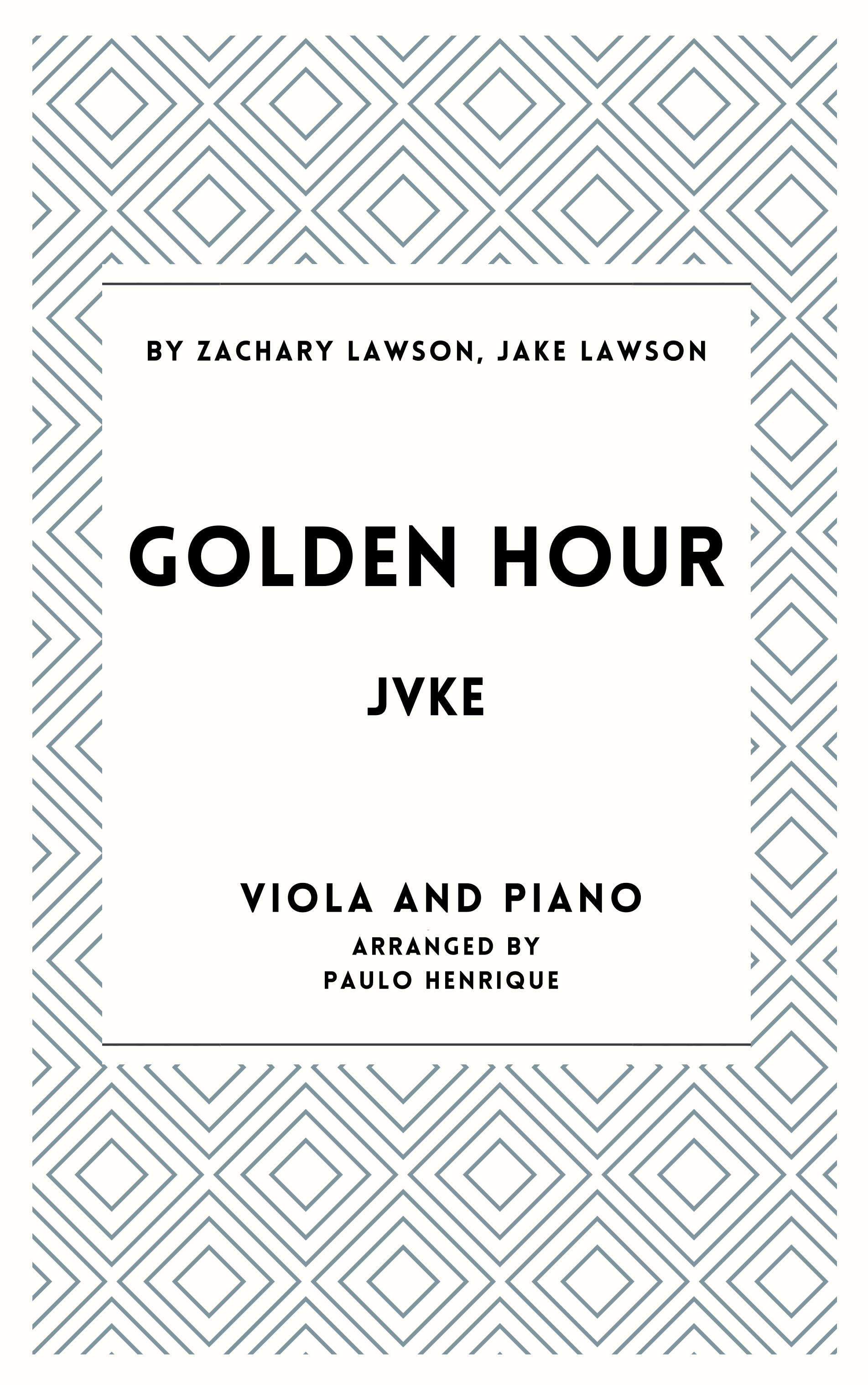 Golden Hour (arr. Paulo Henrique)