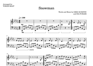 Snowman (arr. Tobiáš Malý)