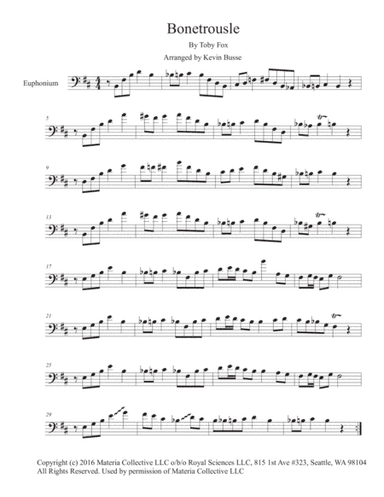 Bonetrousle (from Undertale) (arr. Kevin Busse)