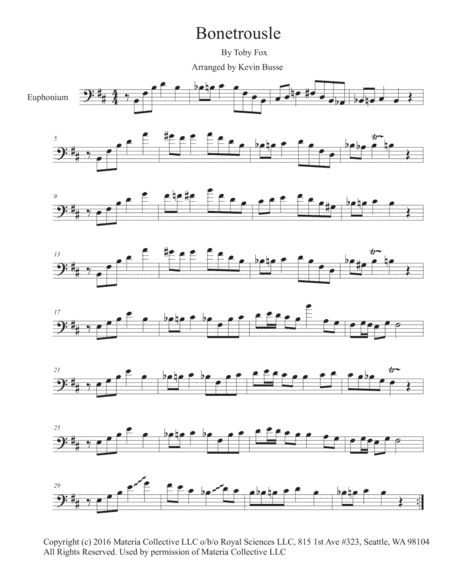 Bonetrousle (from Undertale) (arr. Kevin Busse)