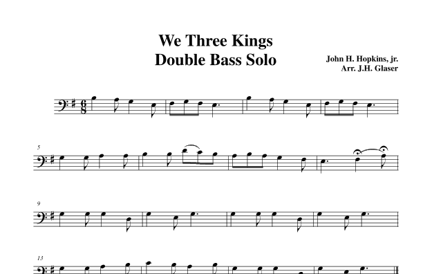 We Three Kings of Orient Are (arr. Jeremy Glaser)