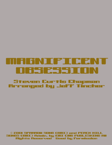 Magnificent Obsession (arr. Jeff Tincher)