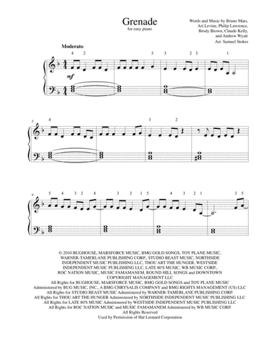 Grenade (arr. Samuel Stokes)