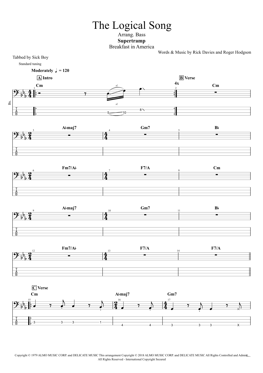 The Logical Song (arr. Sick Boy)