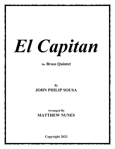 El Capitan (arr. Matthew Nunes)