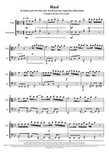 Mood (arr. Nicolás Cortés Castillo)