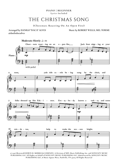 The Christmas Song (chestnuts Roasting On An Open Fire) (arr. Danilo "Daca" Alves)