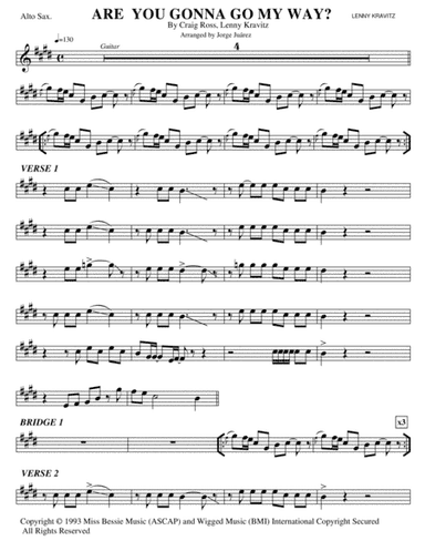 Are You Gonna Go My Way (arr. Jorge Juárez)