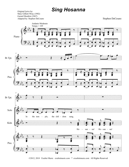 Sing Hosanna