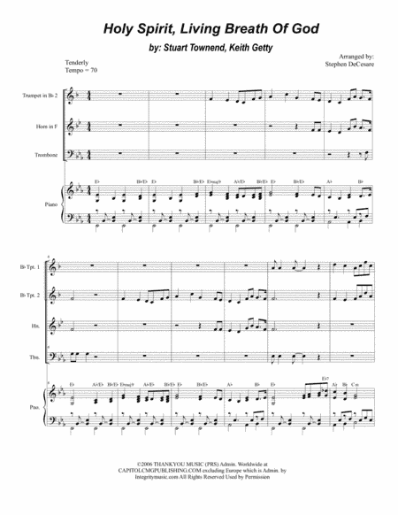 Holy Spirit, Living Breath Of God (arr. Stephen DeCesare)