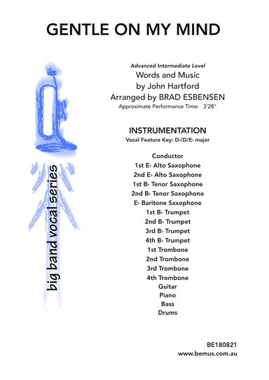 Gentle On My Mind (arr. Brad Esbensen)