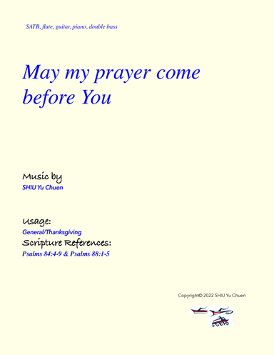 May my prayer before You
