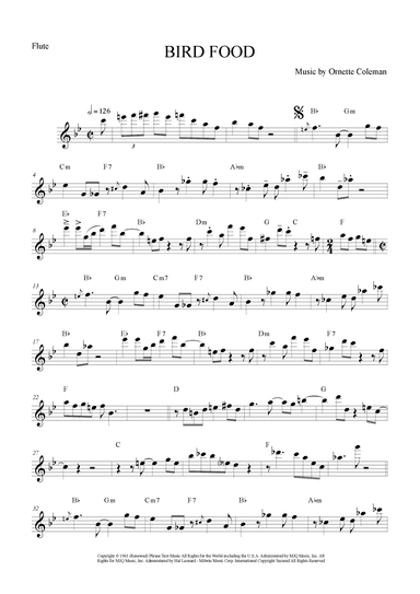 Bird Food (arr. The Sheet Music Library)