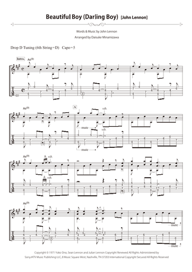 Beautiful Boy (darling Boy) (arr. Daisuke Minamizawa)