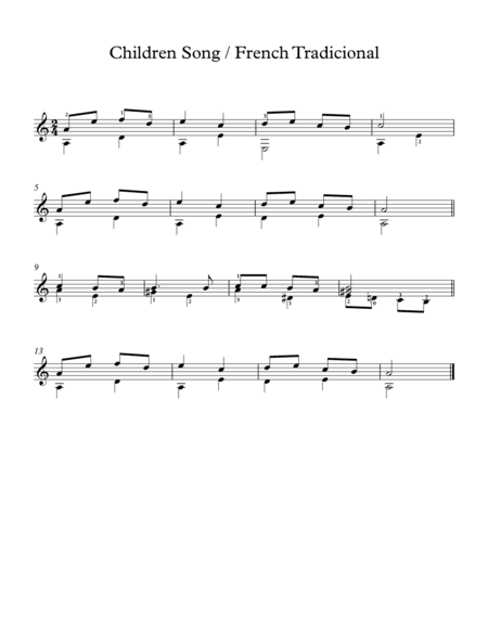 French Traditional (arr. Milan Mitic)