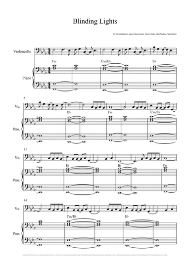 Blinding Lights (arr. André Laitano)