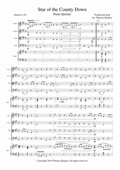 Star of the County Down (arr. Thomas Quigley)