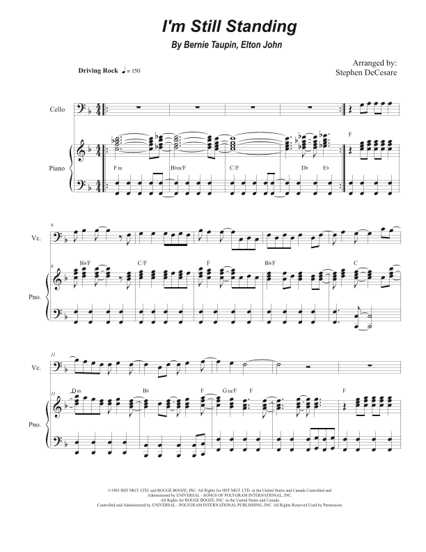 I'm Still Standing (arr. Stephen DeCesare)