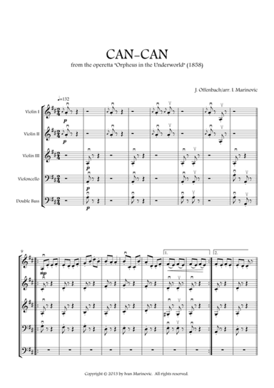 Can-Can (arr. Ivan Marinović)