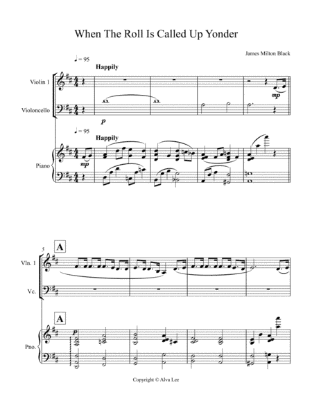 When the Roll is Called Up Yonder (arr. Alva Lee)