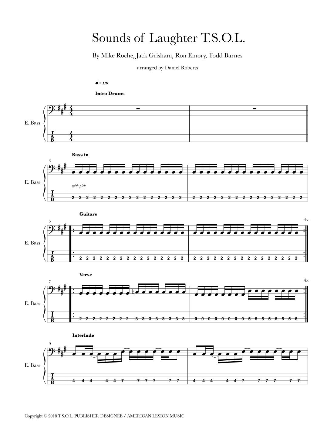 Sounds Of Laughter (arr. Daniel Roberts)