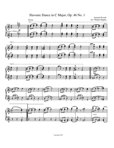 Dvorak Slavonic Dance C Major, Op 46 No. 1 (arr. Dr. Walden Hughes)