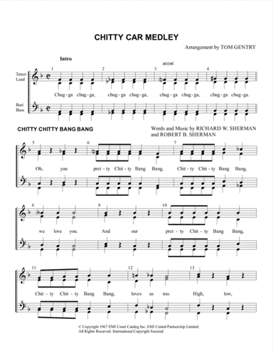 Chitty Chitty Bang Bang (arr. Tom Gentry)