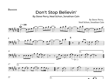 Don't Stop Believin' (arr. Alex Nunes Rodrigues)