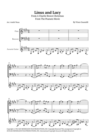 Linus And Lucy (arr. André Nusa)