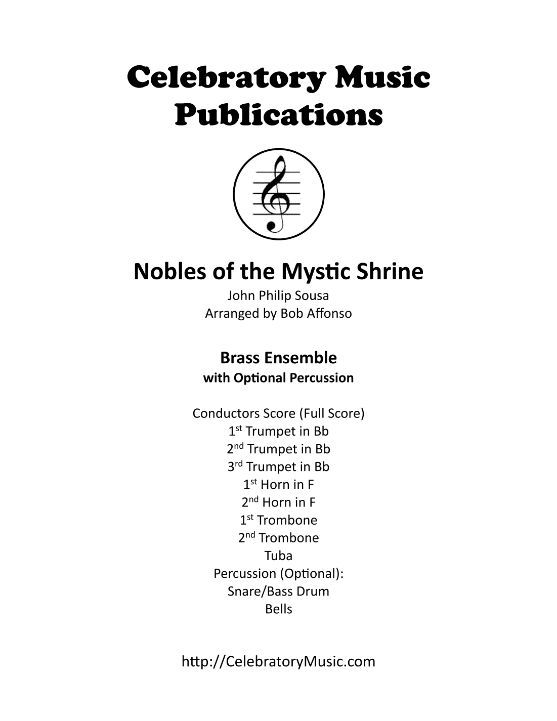 Nobles of the Mystic Shrine (arr. Bob Affonso)