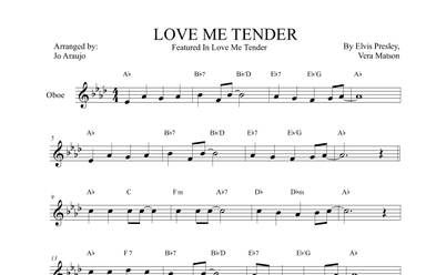 Love Me Tender (arr. JO ARAÚJO)