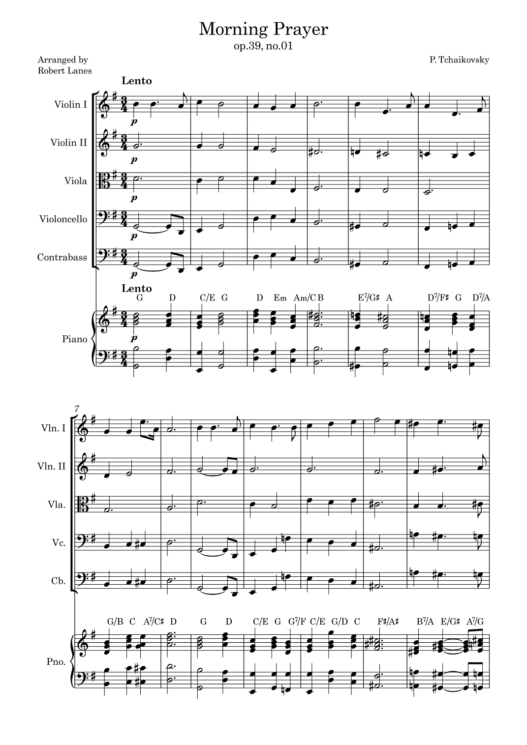 Morning Prayer (arr. Robert Lanes)