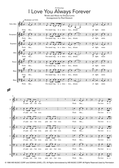 I Love You Always Forever (arr. Paul Emmett)