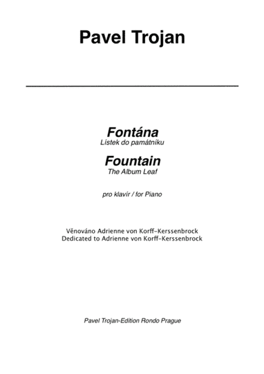 Pavel Trojan - Fountain, The Album Leaf