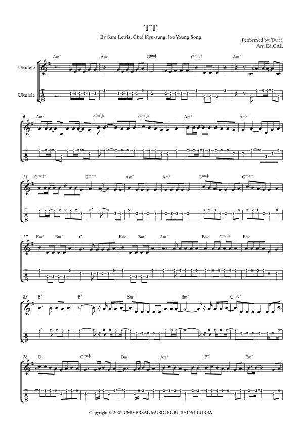 Tt (arr. Arr. Ed.CAL)