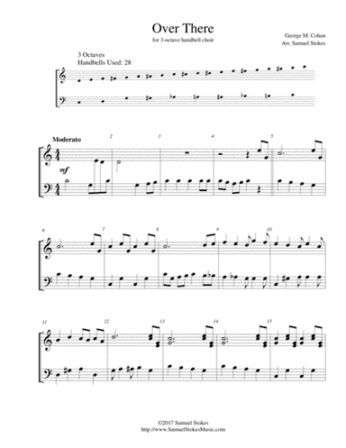 Over There - for 3-octave handbell choir (arr. Samuel Stokes)