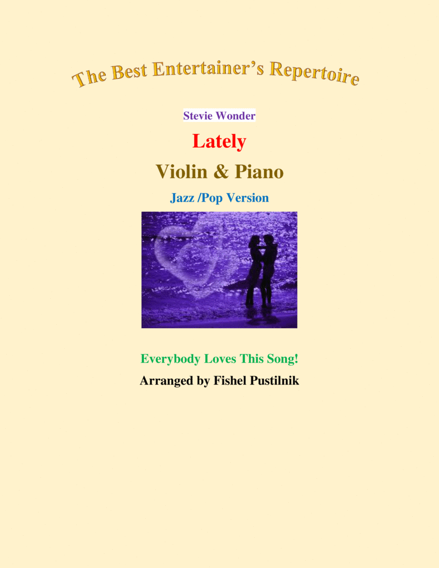 Lately (arr. Fishel Pustilnik)