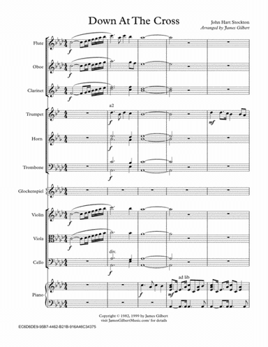 Down At The Cross (arr. James Gilbert)