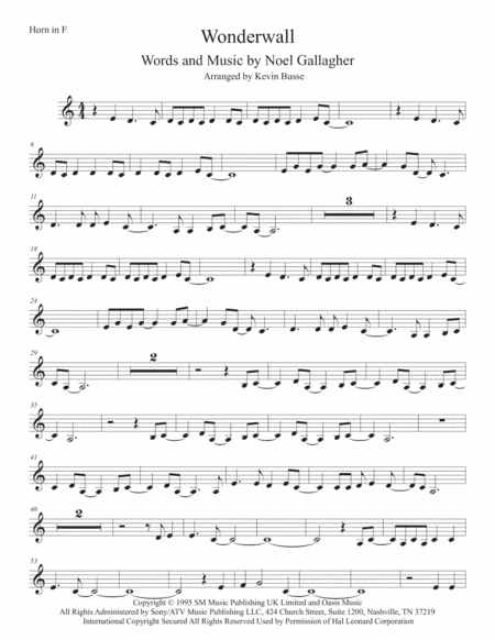 Wonderwall (arr. Kevin Busse)