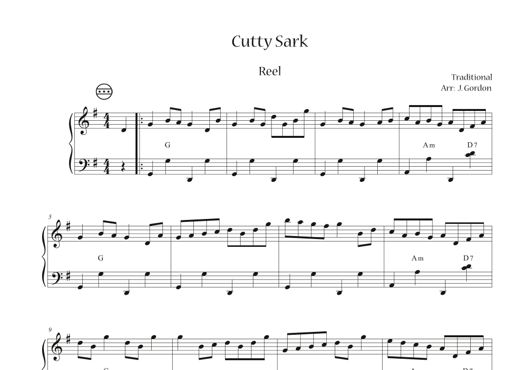 Cutty Sark (arr. Julia Gordon)