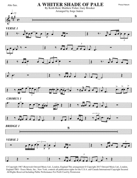 A Whiter Shade Of Pale (arr. Jorge Juárez)